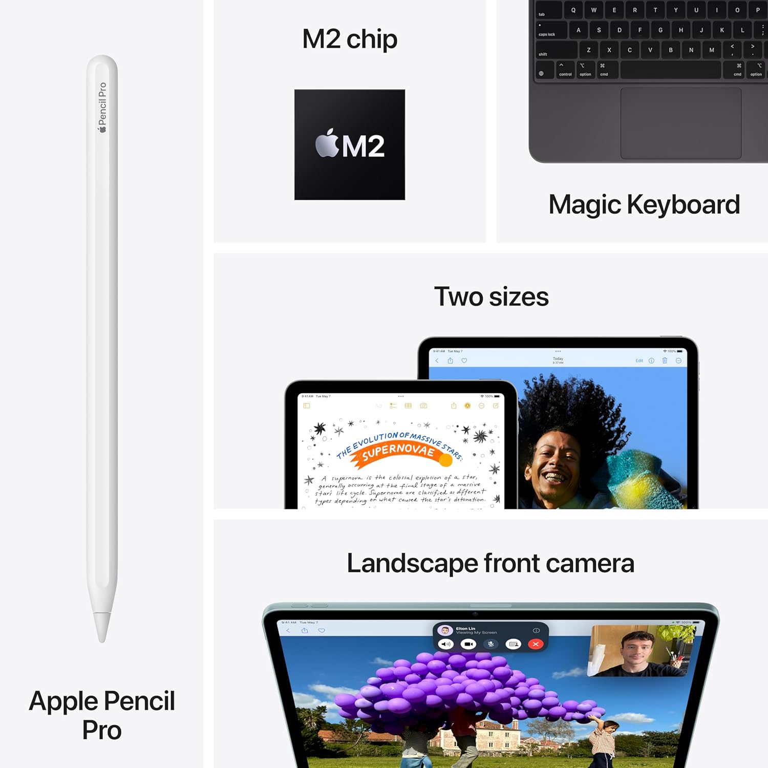  Apple iPad Air 11-inch (M2) 256GB Wi-Fi